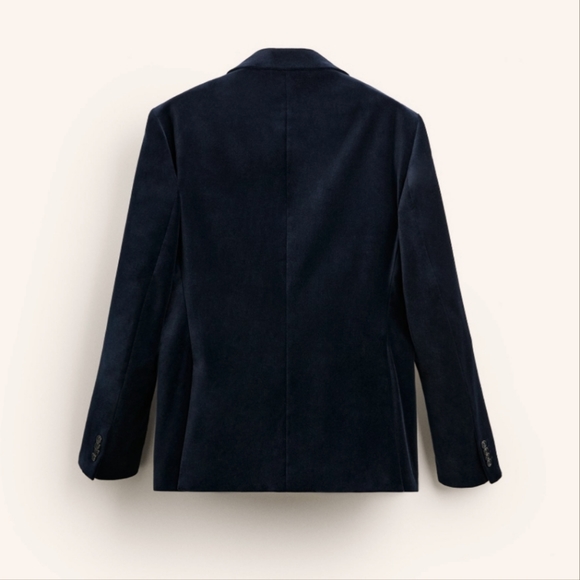 ZARA Kids Velvet Blazer Sz 14 - Picture 2 of 4
